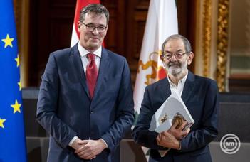 Budapest díszpolgára címet vett át Lányi András